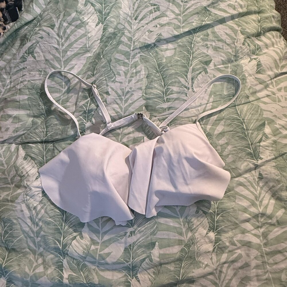 White bikini top - has cups